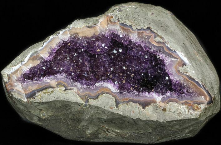 Amethyst Crystal Geode ( lbs) - Uruguay (Special Price) #37735